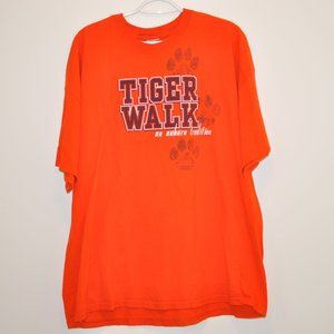 Men's Jerzees Orange Tiger Walk Cotton Tee Shirt Size 3 X